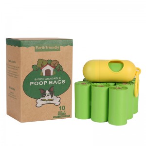 Ganze Verkauf Kompostierbare Pet Poop Bags Eco Friendly Dog Poop Bags Maisstärke Biologisch abbaubare Bags