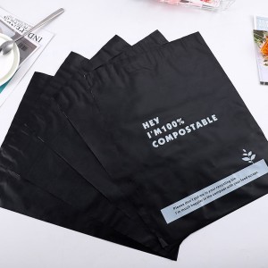 Custom Design Kompostierbare Posttasche Eco Friendly Maisstärke Mailer Bag Bioabbaubare Express Bag